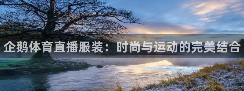 企鹅体育直播服装：时尚与运动的完美结合